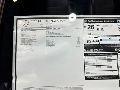 New 2026 Mercedes-Benz GLC 300 4MATIC image 17