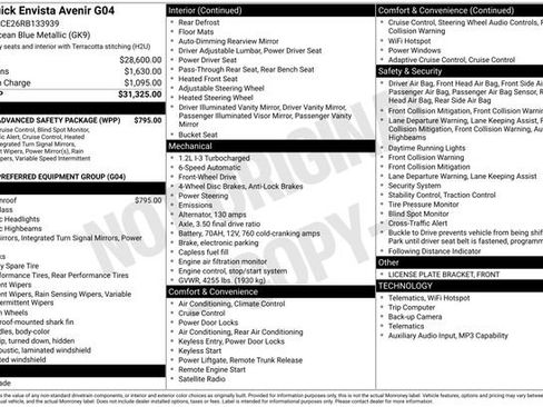 Certified 2024 Buick Envista Avenir image 37