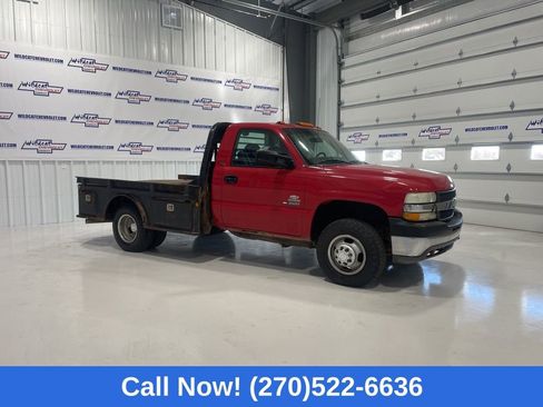 Used 2001 Chevrolet Silverado 3500 4x4 Regular Cab w/ Snow Plow Prep Pkg image 5