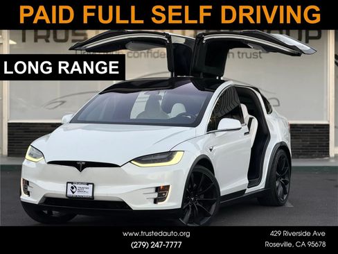 Used 2017 Tesla Model X 100D AWD/4WD image 1