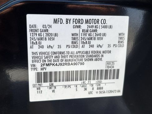 Used 2024 Ford Edge SEL AWD/4WD image 29