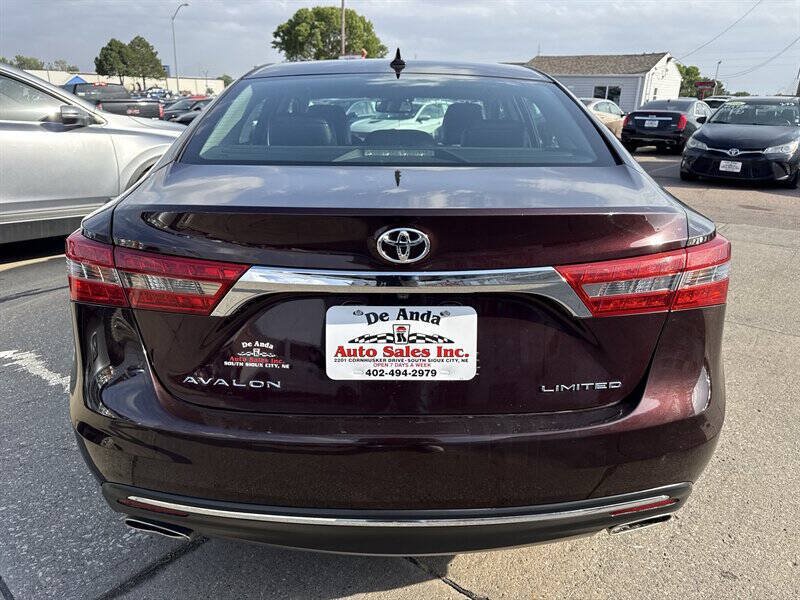 Used 2016 Toyota Avalon Limited w/ Toyota Safety Sense Package FWD image 6