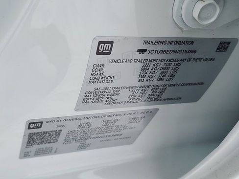 Used 2022 GMC Sierra 1500 SLE w/ LPO, GMC Protection Package image 33