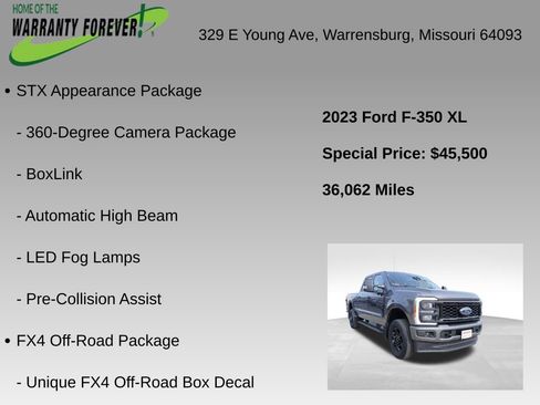 Used 2023 Ford F350 XL w/ STX Appearance Package image 9