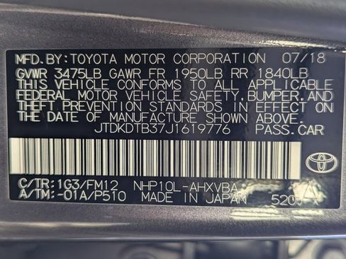 Used 2018 Toyota Prius C Two image 27