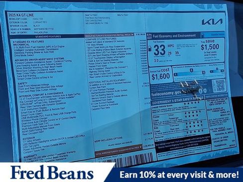 New 2025 Kia K4 GT-Line w/ GT-Line Premium Package image 17