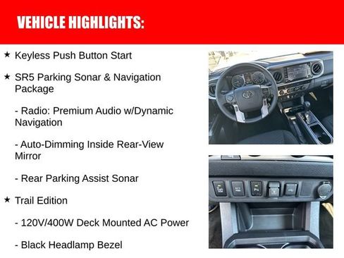Certified 2023 Toyota Tacoma 4x4 Double Cab w/ Trail Edition image 18