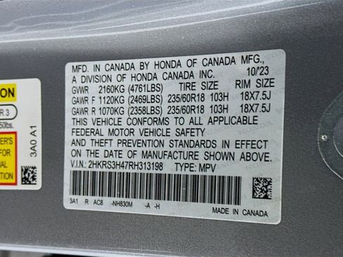 Certified 2024 Honda CR-V EX image 35