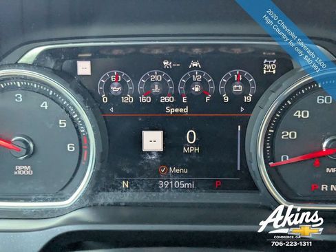 Used 2020 Chevrolet Silverado 1500 High Country w/ Technology Package AWD/4WD image 27