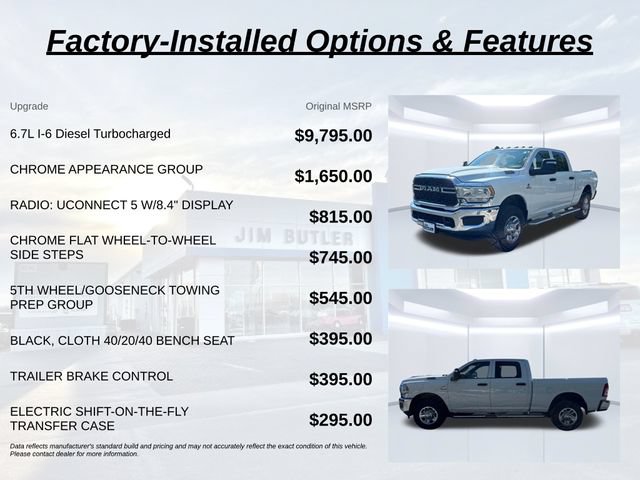 Used 2024 RAM 3500 Tradesman w/ Chrome Appearance Group AWD/4WD image 3