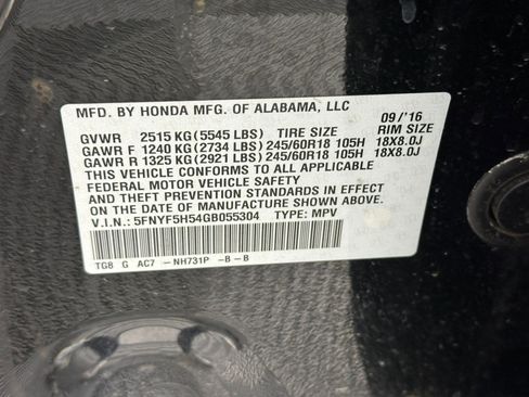 Used 2016 Honda Pilot EX-L image 19