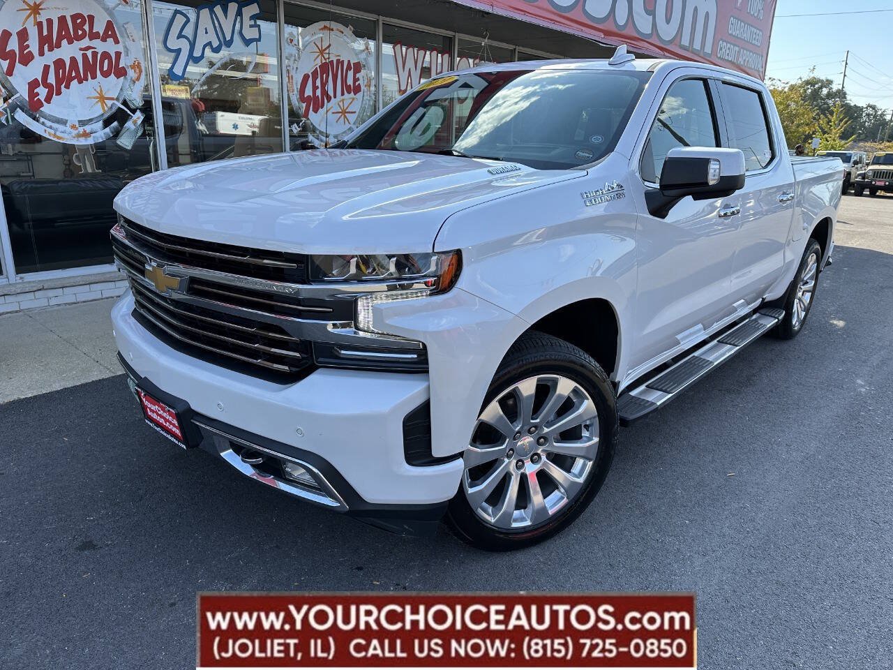 Used 2021 Chevrolet Silverado 1500 High Country w/ Technology Package AWD/4WD image 1