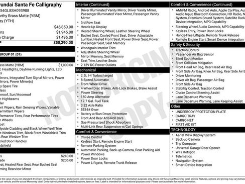 Used 2025 Hyundai Santa Fe Calligraphy image 30