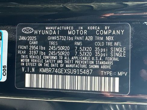 Used 2025 Hyundai Palisade Calligraphy image 35