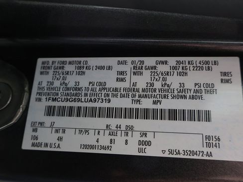 Used 2020 Ford Escape SE image 48