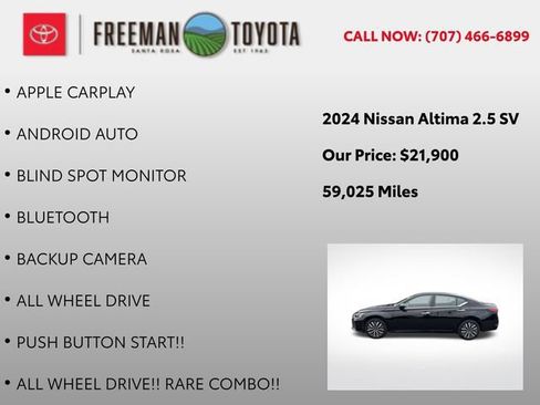 Used 2024 Nissan Altima 2.5 SV AWD/4WD image 5