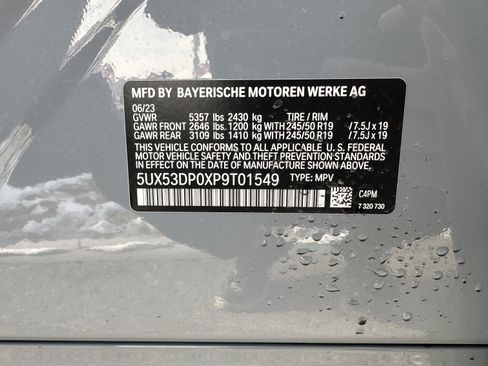 Certified 2023 BMW X3 xDrive30i w/ M Sport Package image 34