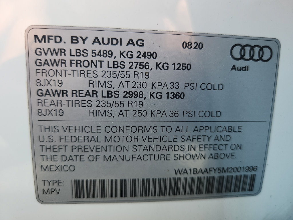 Used 2021 Audi Q5 2.0T Premium Plus w/ Premium Plus Package AWD/4WD image 29