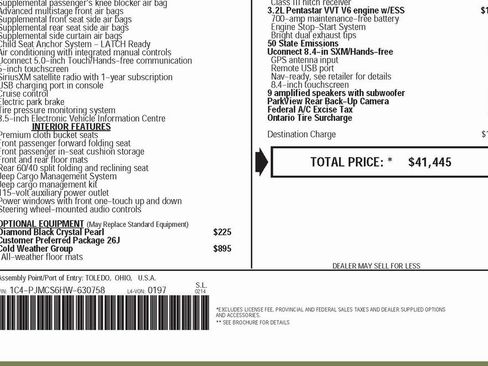 Used 2017 Jeep Cherokee Latitude w/ Comfort & Convenience Group image 4