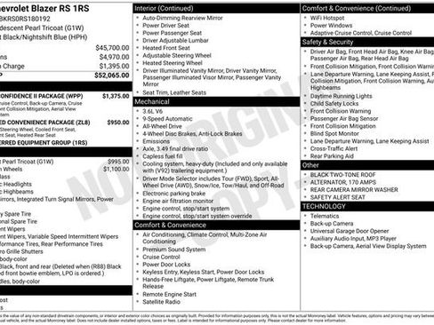 Used 2024 Chevrolet Blazer RS w/ Driver Confidence II Package image 4