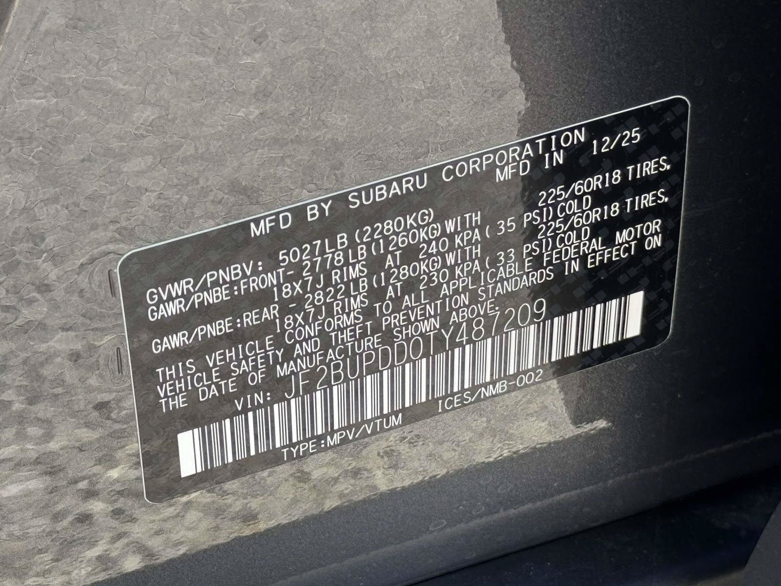New 2026 Subaru Outback Limited AWD/4WD image 18