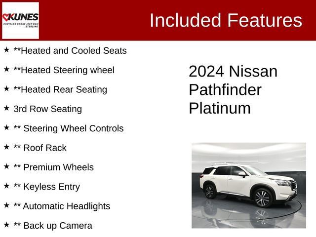 Used 2024 Nissan Pathfinder Platinum w/ Cargo Package AWD/4WD image 3