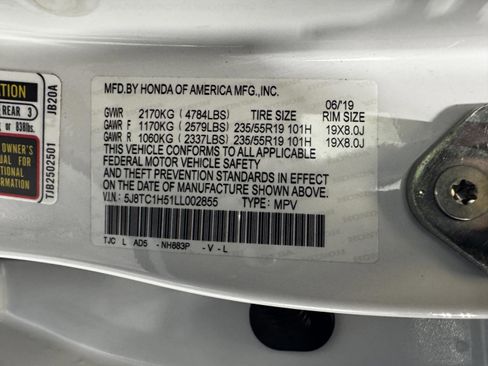 Certified 2020 Acura RDX FWD w/ Technology Package image 54