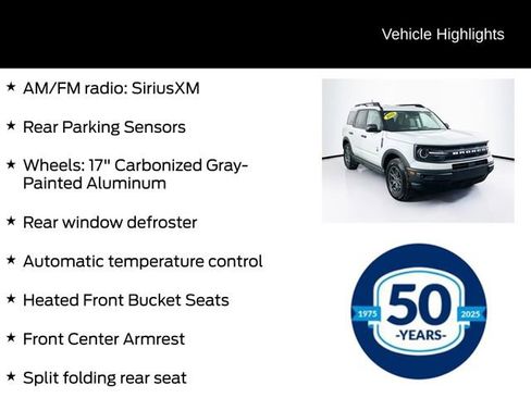 Certified 2022 Ford Bronco Sport Big Bend w/ Convenience Package image 11