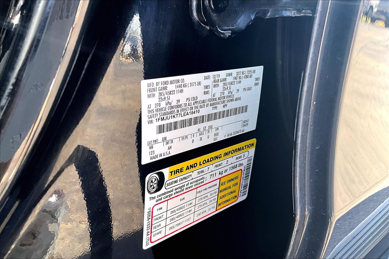 Used 2020 Ford Expedition Limited w/ Equipment Group 303A RWD image 36