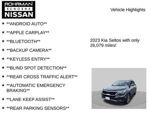 Used 2023 Kia Seltos S FWD image 7