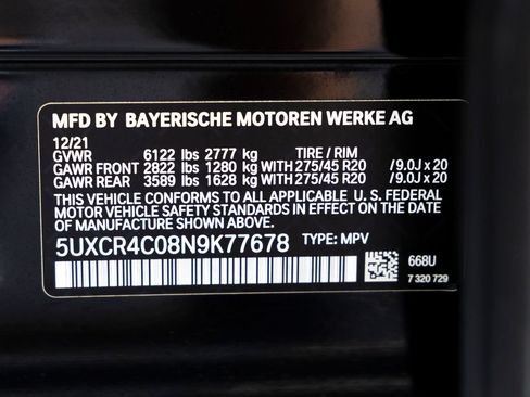 Used 2022 BMW X5 sDrive40i w/ Premium Package RWD image 33