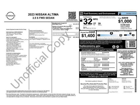 Certified 2023 Nissan Altima 2.5 S FWD image 6