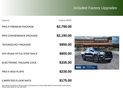 Used 2023 Nissan Frontier Pro-X w/ Pro-X Premium Package image 9