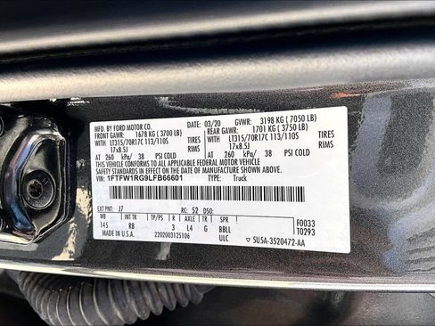 Used 2020 Ford F150 Raptor w/ Equipment Group 802A Luxury AWD/4WD image 32