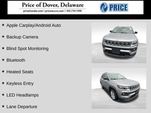 Used 2023 Jeep Compass Latitude AWD/4WD image 2