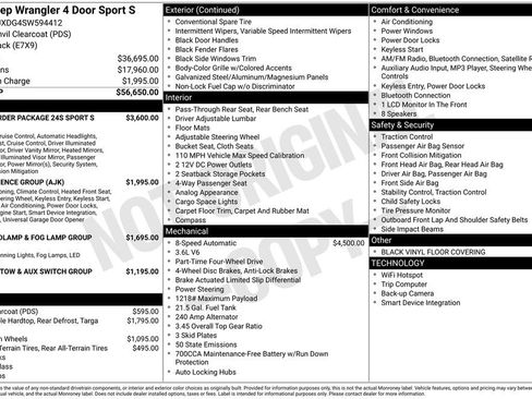 New 2025 Jeep Wrangler Sport S image 6