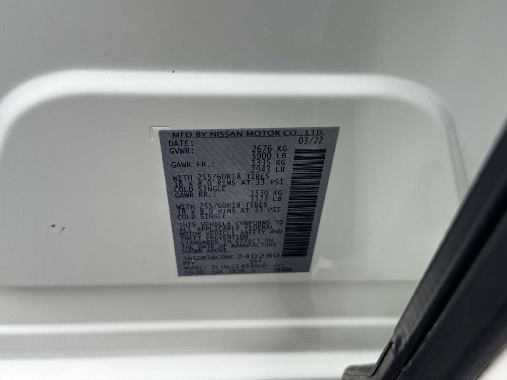 Certified 2022 Nissan Pathfinder SV AWD/4WD image 28