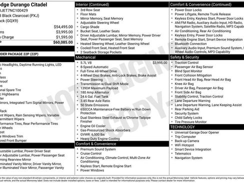 Used 2022 Dodge Durango Citadel AWD/4WD image 16