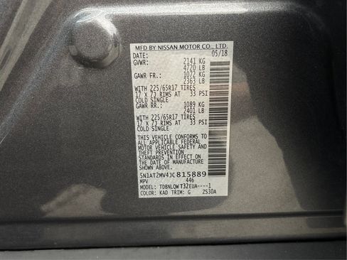 Used 2018 Nissan Rogue SV AWD/4WD image 27