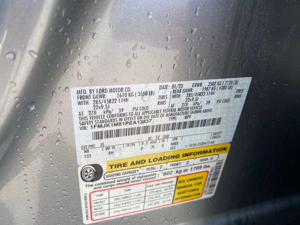 Used 2023 Ford Expedition Max Platinum AWD/4WD image 16