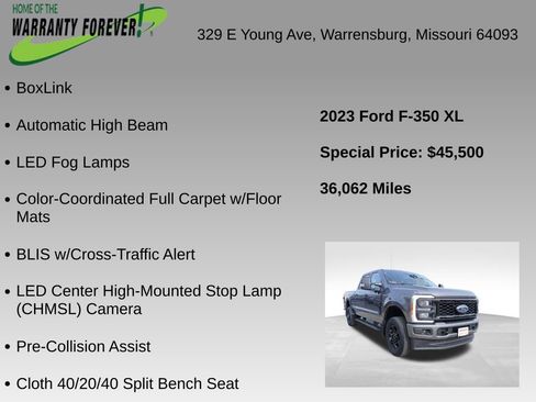 Used 2023 Ford F350 XL w/ STX Appearance Package image 22