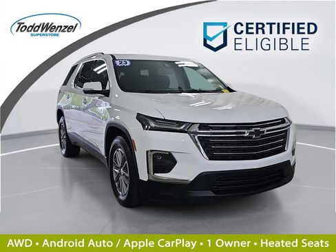 Certified 2023 Chevrolet Traverse LT w/ LPO, Floor Liner Package AWD/4WD image 1