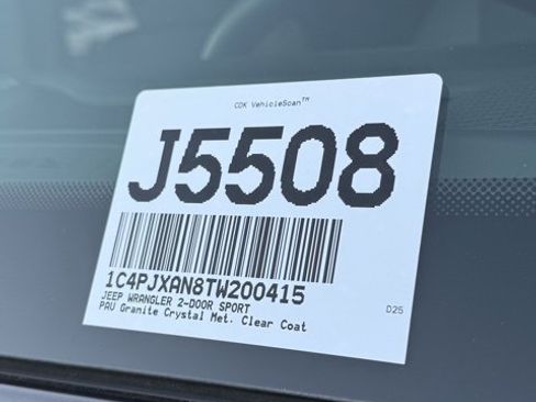 New 2026 Jeep Wrangler Sport image 32