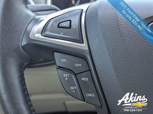 Used 2021 Ford Edge Titanium w/ Cargo Accessory Package FWD image 26