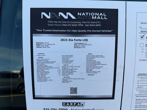 Used 2021 Kia Forte LXS image 41