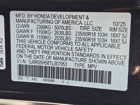 Certified 2026 Honda CR-V Sport image 35