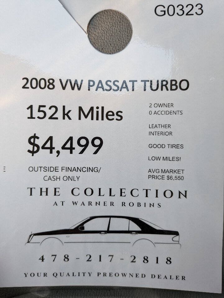 Used 2008 Volkswagen Passat 2.0T FWD image 2
