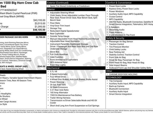 Used 2017 RAM 1500 Big Horn AWD/4WD image 3