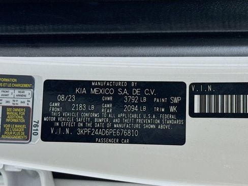 Certified 2023 Kia Forte LXS FWD image 29