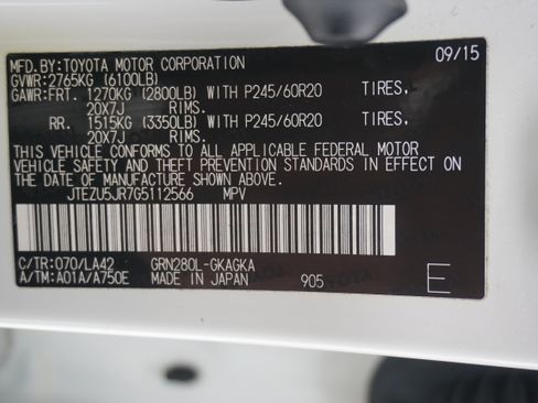 Used 2016 Toyota 4Runner Limited RWD image 37